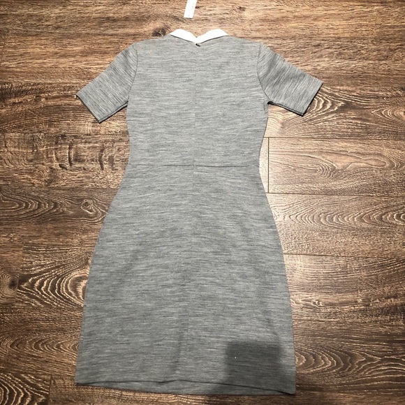 Peter Pan Collar Wool Dress - Picture 3 of 7